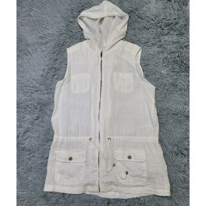 Kenar cover ups hoodie sleeves less beach size L
